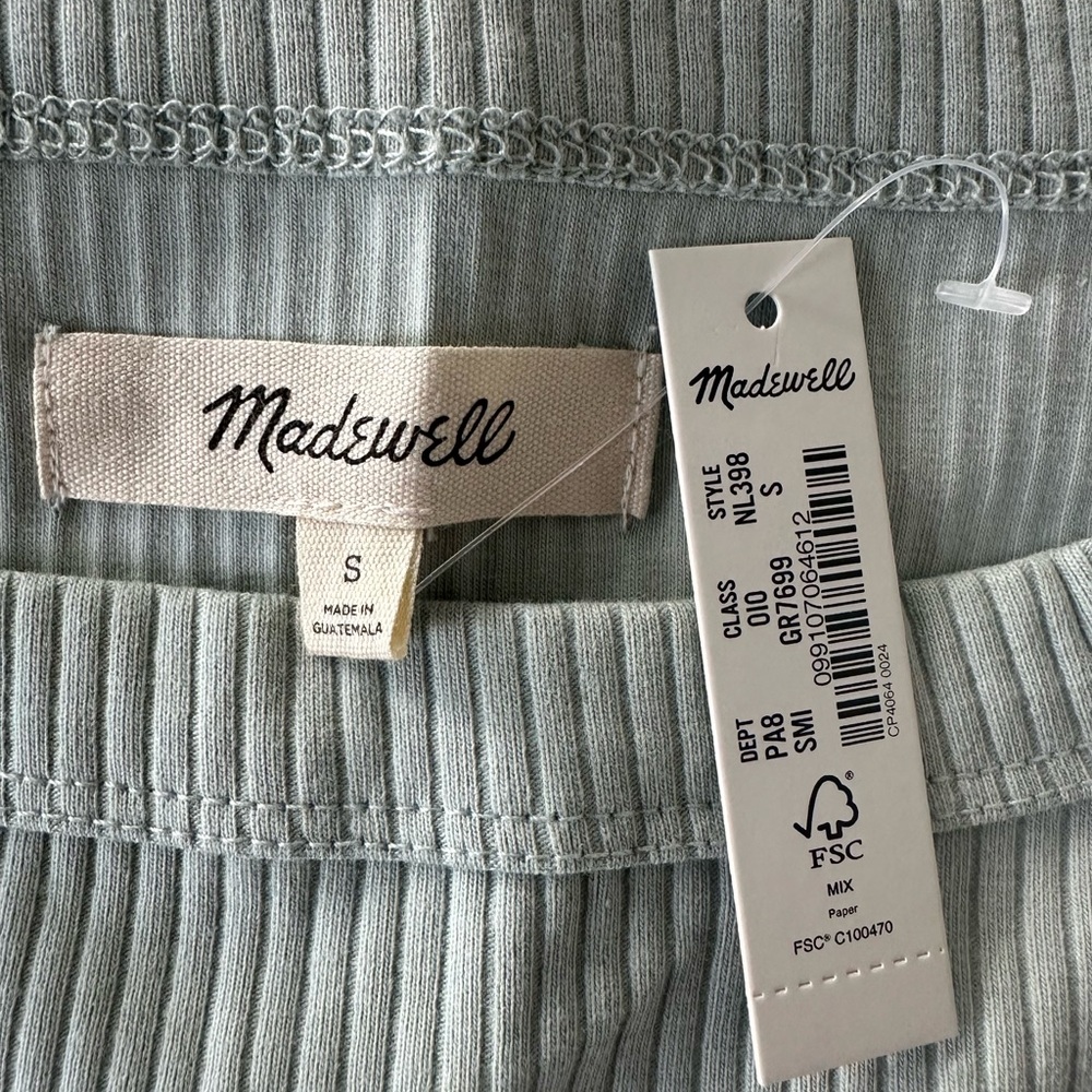Madewell The Tailored Crop Tank in Sleekhold - Picture 4 of 8